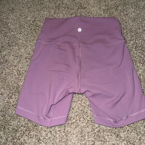 Lululemon wunder train biker shorts 6 inch